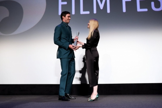 Nicholas Hoult accepted the Vanguard Award @ the SCAD Savannah Film Festival